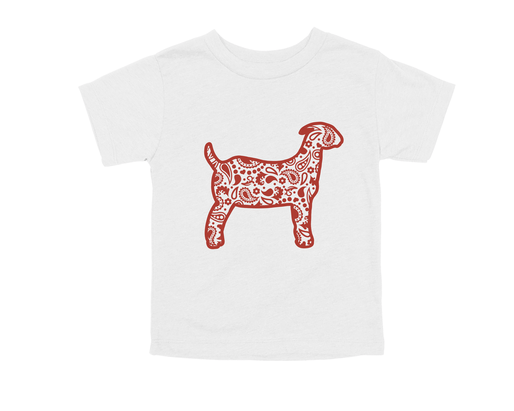 Bandana Goat T-Shirt Red