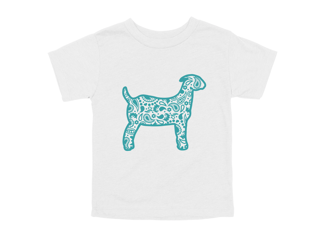 Bandana Goat T-Shirt Teal