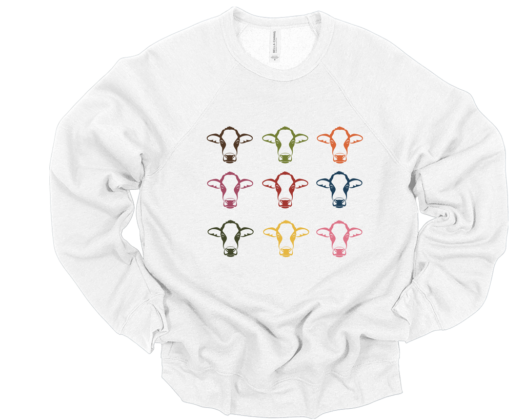 Steer Head Multi-Color Crew Neck