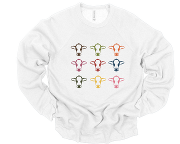 Steer Head Multi-Color Crew Neck