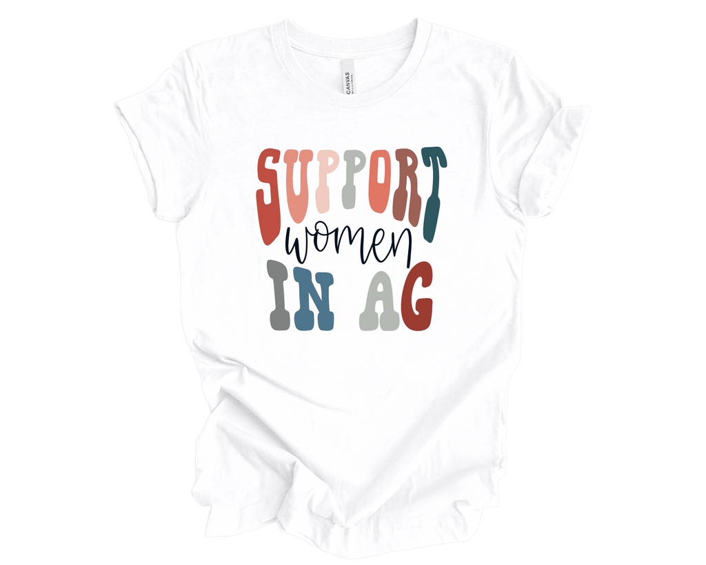 Support Women in Agriculture Adult T-Shirt