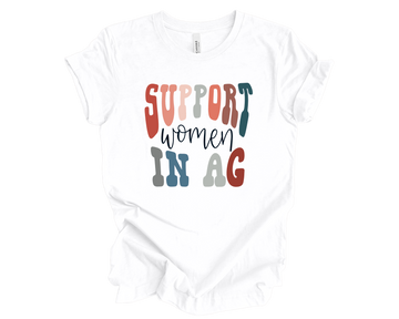 Support Women in Agriculture Adult T-Shirt