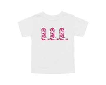 These Boots Toddler T-Shirt Pink