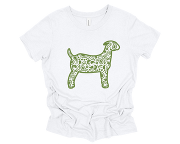 Bandana Goat Youth T-Shirt Green